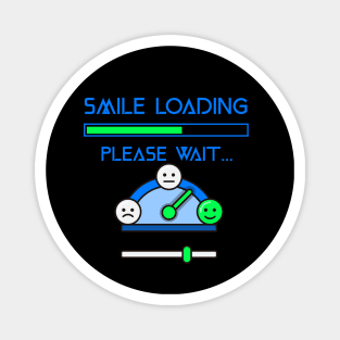 Funny Face Smile Design for happy people.Always smiling. Magnet